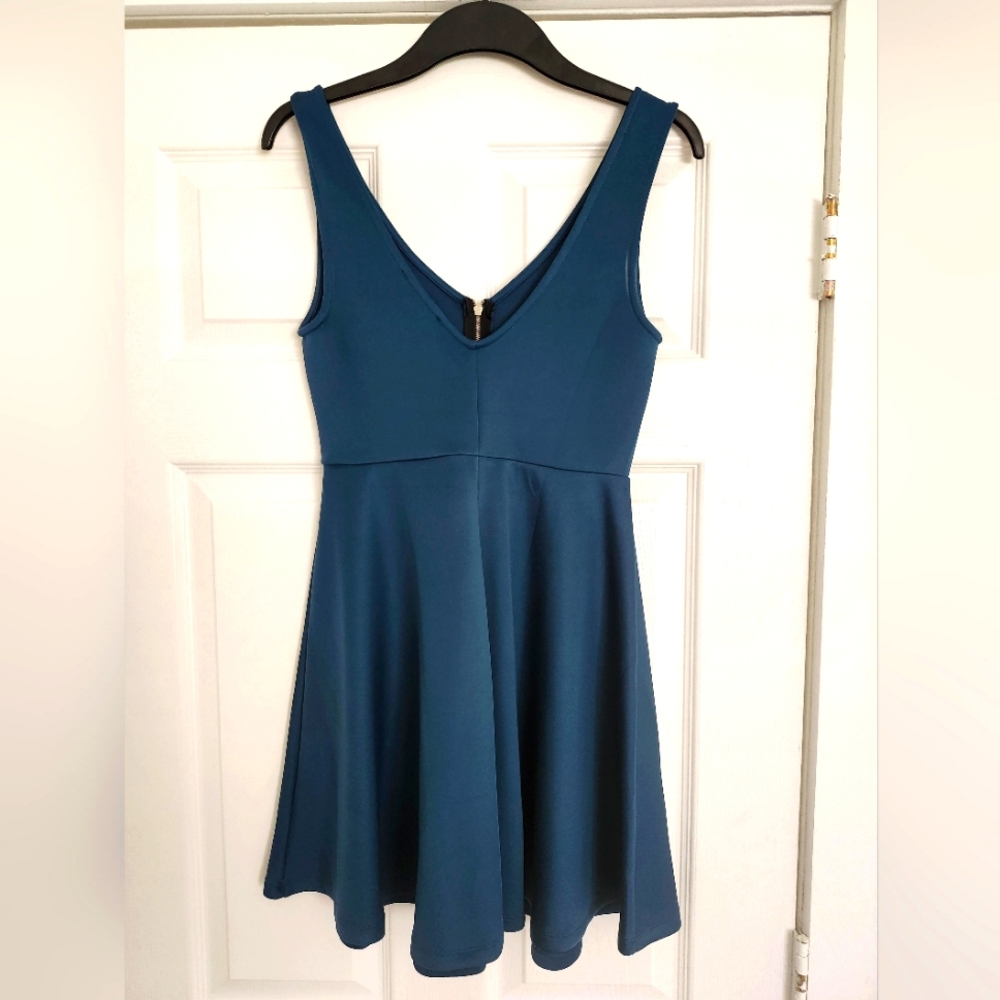 XXI Dark Teal Dress Size Small. Never worn.